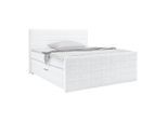 Boxspringbett Damon Weiss Ca. 180x200cm 180/200 cm Weiss