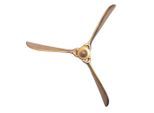 Wanddeko Deko Propeller Gold
