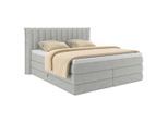 Boxspringbett Lina Hellgrau Ca. 180x200cm 180/200 cm Hellgrau