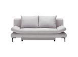 Bettsofa In Hellgrau Mit Schlaffunktion Hellgrau Textil