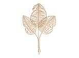 Dekopflanze Leaf Naturfarben