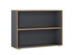 Aktenregal Salia B100 Anthrazit/honigeiche 100/74/33 cm