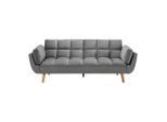 Bettsofa Cora Grau Cora Grau Holz, Textil