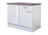 Eckunterschrank Weiss