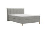 Boxbett Veloria Grau Ca. 140x200cm 140/200 cm Grau