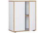 Aktenschrank Salia B60 Honigeiche/weiss Weiss, Honigeiche