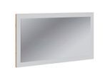 Wandspiegel Salia 80 Cm 80/45/2 cm , Weiss, Honigeiche
