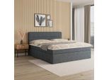 Boxbett Marco Graublau Ca. 180x200 Cm 180/200 cm Graublau