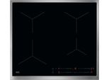 AEG Induktions-Kochfeld "TO641A0AXB", schwarz, B:57,6cm H:4,9cm T:51,6cm, Kochfelder, mit Edelstahlrahmen, mit vier Kochzonen, mit PowerBoost-Funktion