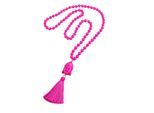 Lange Kette "Nepal", Damen, Gr. onesize, Glas, pink, COLLEZIONE ALESSANDRO, Basic, Halsketten, mit echten Glasperlen