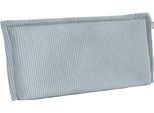 Rückenkissen PAIDI "Cord in verschiedenen Ausführungen, Relaxkissen, 90/120/140 cm Breite", blau (dusty blau), B:10cm H:40cm L:91cm, Polyester, Funktionskissen, Rückenlehne für Bett und Sofa, abnehmbarer und waschbarer Bezug