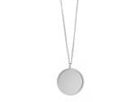 Kette mit Anhänger ADELIA´S "Unisex Edelstahl Halskette mit Anhänger", silber, Halsketten, Damen, unbekannt, Edelstahl