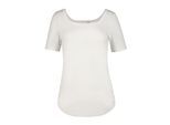 Trainingsshirt LUHTA "Luhta T-shirt Evais", Damen, Gr. S, weiß, Stoff, 90% Polyester, 10% Elasthan, normal, Shirts