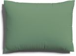 Kissenbezug SCHLAFGUT "EASY JERSEY Kissenhülle 100% Baumwolle, weicher Edel-Jersey, bügelfrei", grün (grün mid), B:60cm L:80cm, Jersey, Obermaterial: 100% Baumwolle, Kissenbezüge, Kissenbezug, mit farblich angepasstem Reißverschluss, pflegeleicht, formstabil