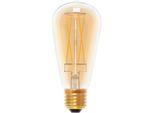 SEGULA LED-Leuchtmittel "LED Rustika Long Style", Energieeffizienz: G (A-G), gold, L:14,5cm Ø:6,5cm, Leuchtmittel, LED Rustika Long Style, E27, CRI 90, dimmbar