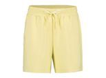Trainingsshorts RUKKA "Rukka Shorts Ylotyn", Damen, Gr. 42, EURO-Größen, pastelgelb, Stoff, 53% Modal, 38% Polyester, 9% Elasthan, Hosen