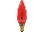 SEGULA LED-Filament "LED Kerze rot, E14", rot, L:10cm Ø:3,5cm, Leuchtmittel