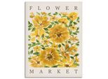 Wandbild ARTLAND "Sunflower Blooms", farbe bild(er): gelb, B:90cm H:120cm, Bilder, als Alubild, Leinwandbild, Poster, Wandaufkleber in verschied. Größen