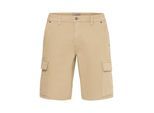 Cargojeans BLEND "Cargoshorts BHBlizzard", Herren, Gr. XL, N-Gr, braun (cornstalk), Obermaterial: 74% Baumwolle CO. 24% Polyester PES. 2% Elasthan EL., Jeans