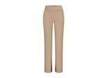 Sporthose LUHTA "Luhta Leggings Eevala", Damen, Gr. S, Normalgrößen, beige (sand), Stoff, 77% Polyamid, 23% Elasthan, Hosen Sporthose