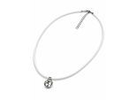 Kette mit Anhänger "Frankfurt", Damen, Gr. onesize, Glas, transparent (kristall), COLLEZIONE ALESSANDRO, Basic, Halsketten, mit echtem Glasstein