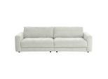 Trendmanufaktur , Weiß , Textil , Füllung: Polyetherschaumkern, Silikon,Schaumstoff, Silikon , 264x83x126 cm , Made in EU , Stoffauswahl, Rücken echt ,