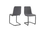 Livetastic , Anthrazit , Metall , 43x87x53 cm , Esszimmer, Esszimmerstühle, Stuhlsets Esszimmer