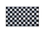 Grund , Grau , Textil , Karo , rechteckig , 65x115 cm , Oeko-Tex® Standard 100, Made in Europe , Heimtextilien, Badtextilien, Badematten, Badematten