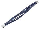 Armband ADELIA´S "Unisex Armband – Lederarmband aus Leder 23 cm", blau, Armbänder, Damen, 23cm, Leder, Armband, Ideal als Geschenk für besondere Anlässe
