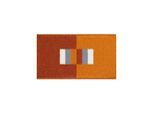 Grund , Orange , Textil , Streifen , rechteckig , 65x115 cm , Oeko-Tex® Standard 100, Made in Europe , Heimtextilien, Badtextilien, Badematten, Badematten