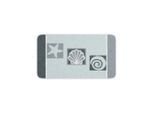 Grund , Grau , Textil , Muschel , rechteckig , 65x115 cm , Oeko-Tex® Standard 100, Made in Europe , Heimtextilien, Badtextilien, Badematten, Badematten