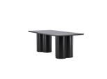 Livetastic , Schwarz , Holz , Pappel , rechteckig , 100x75x210 cm , Esszimmer, Esszimmertische, Esstische, Holztische, Esstische Holz