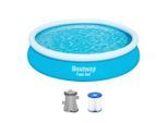 Bestway , Blau , Kunststoff , 76 cm , Pools & Wasserspaß, Pools, Aufstellpools, Aufblasbare Pools
