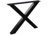 Livetastic , Schwarz , Metall , 79x72x10 cm , Esszimmer, Esszimmertische, Tischplatten & -beine, Tischgestelle