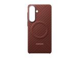 SAMSUNG Handyhülle "Carbon Magnet Case für Samsung Galaxy S26+", rot, Samsung Galaxy S26+, Hüllen, Backcover, Schutzhülle, Handyschutzhülle, Case, Schutzcase, stoßfest