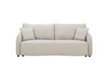 P & B , Beige , Textil , Füllung: Silikon, Schaumstoffflocken,Silikon, Schaumstoffflocken , 215x89x100 cm , Made in Romania , Liegefunktion, Schlafen auf Sitzhöhe ,