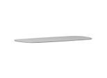 Livetastic , Hellgrau , Holz , Esche , organisch , 100x2.4x220 cm , Esszimmer, Esszimmertische, Tischplatten & -beine, Tischplatten