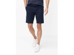 Bermudas BRAX "Style PHIL B", Herren, Gr. 42, Normalgrößen, navy, Web, 72% Baumwolle, 24% Polyester, 4% Elasthan, Hosen Bermudas