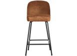 Livetastic , Schwarz, Cognac , Metall, Textil , 50x89x55 cm , Esszimmer, Barmöbel, Barhocker