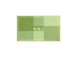 Grund , Grün , Textil , Karo , rechteckig , 65x115 cm , Oeko-Tex® Standard 100, Made in Europe , Heimtextilien, Badtextilien, Badematten, Badematten