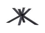 Livetastic , Schwarz , Metall , 159x72x77 cm , Esszimmer, Esszimmertische, Tischplatten & -beine, Tischgestelle