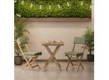 Beldano , Akaziefarben , Kunststoff , Akazie , teilmassiv , Füllung: Polyester,Polyester , FSC 100% , Tisch klappbar, Stuhl klappbar , Gartenmöbel, Balkonmöbel, Balkonmöbel-Sets