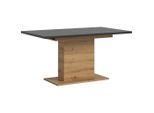 Mid.you , Grau , Holzwerkstoff , rechteckig , 90x76x150-190 cm , FSC MIX , ausziehbar , Esszimmer, Esszimmertische, Esstische, Holztische, Esstische Holz