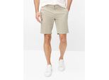 Bermudas BRAX "Style PHIL B", Herren, Gr. 35, Normalgrößen, khaki, Web, 72% Baumwolle, 24% Polyester, 4% Elasthan, Hosen Bermudas