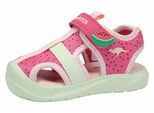 Sandale KANGAROOS "K-TOE ELLIS", Mädchen, Gr. 24, pink (daisy pink, melon squash), Mesh, Synthetik, Schuhe Sandale