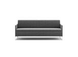Schlafsofa HESTBÆK "Hestbæk 33 3-Sitzer, Breite 208cm, Komfortsitzhöhe 47cm, Bettfunktion", anthrazit, B:208cm H:79cm T:82cm, 100% Polyester, Sofas, Schlafsofa, Umklappbar, Querschläfer, sehr komfortabel, Stauraum