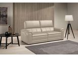 2,5-Sitzer EGOITALIANO "Capucine Breite 200cm, hoher Sitzkomfort", weiß (paper), B:200cm H:99cm T:97cm, Sofas, 2 5-Sitzer, wahlweise mit elektrisch oder manuell verstellbarer Relaxfunktion