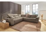 Wohnlandschaft JOCKENHÖFER GRUPPE "Monza L-Form, B: 292x292 cm, mit 30 cm elektr. Sitztiefenverstellung", taupe 430, 18, B:292cm T:113cm, Korpus: 100% Polyester;Kissen: 100% Polyester, Sofas, Wohnlandschaft, 140kg Belastbarkeit je Sitz, Kopfteilverstellung & USB-Anschluss
