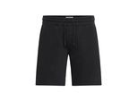Sweatshorts BLEND "Sweatshorts BHKunal", Herren, Gr. M, N-Gr, schwarz, Obermaterial: 60% Baumwolle CO. 40% Polyester PES., Hosen Sweatshorts