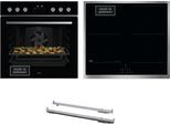 AEG Induktions Herd-Set "HH24HSPID", Energieeffizienz: A+, schwarz, Herdsets, AirFry - knusprige Ergebnisse mit wenig oder ohne Öl, Made in Germany, Induktions Herd-Set